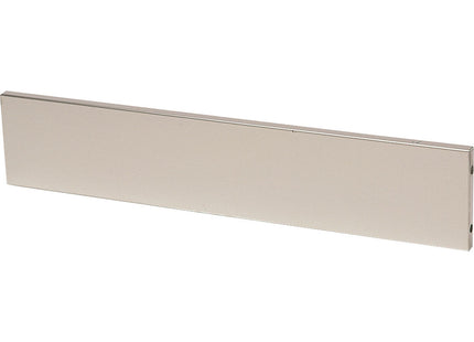 Frontal plinth in stainless steel