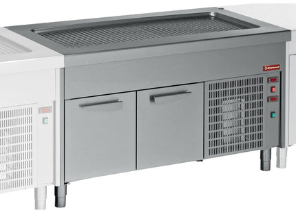 Refrigerated top unit on refrigerated cupboard 6x GN 1/1