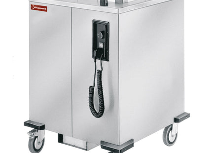 Heating trolley with spring system for baskets 500x500 mm