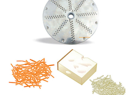 Grater disc mozzarella/cheese 7 mm