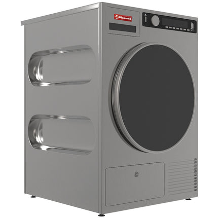 Tørketrommel 6,5 kg "inox-Titanium", med kondensator