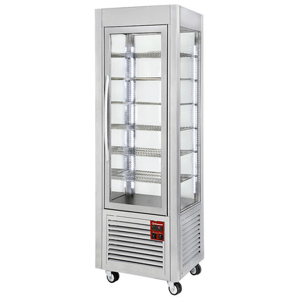 Panoramic display, 5 levels, 360 LT, Stainless Steel.