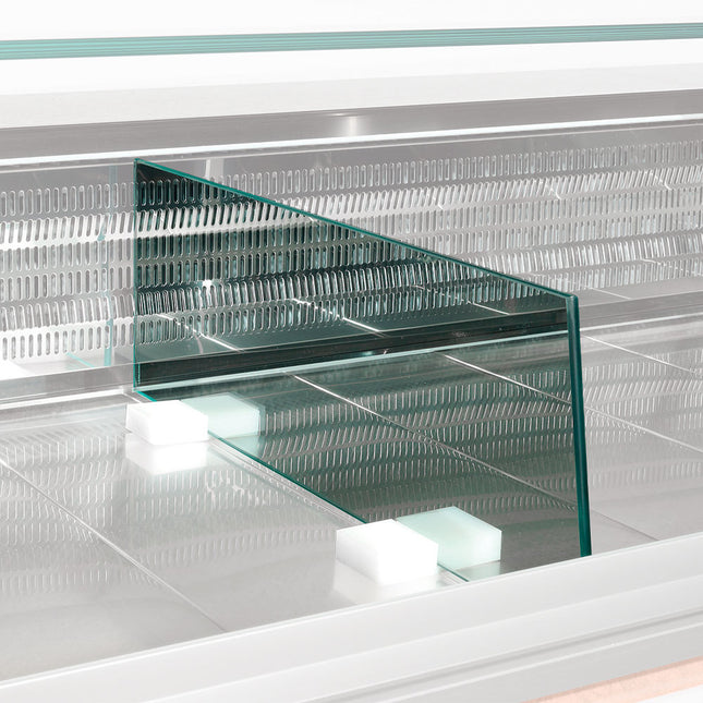 Seperation display in glass (L.800 mm)
