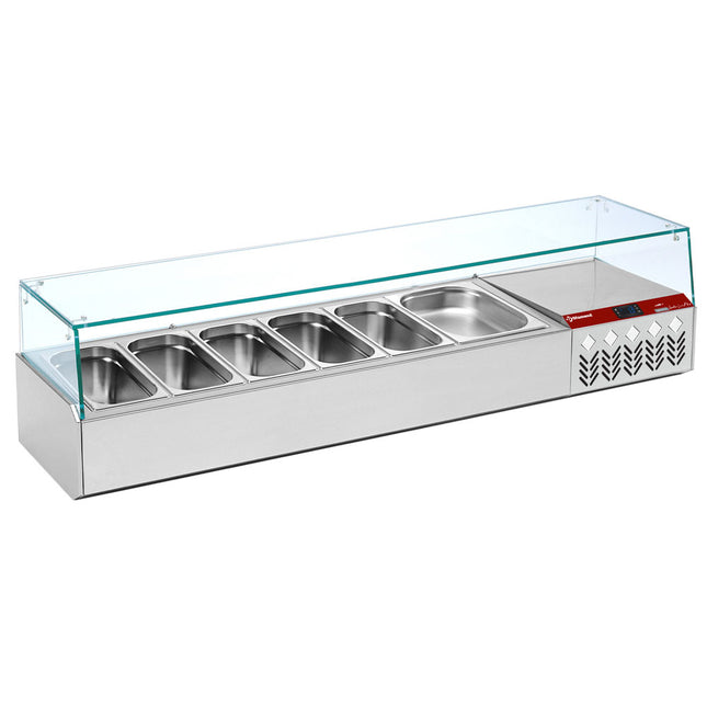 Kjølekonstruksjon GN 6x1/3, med høyre glass