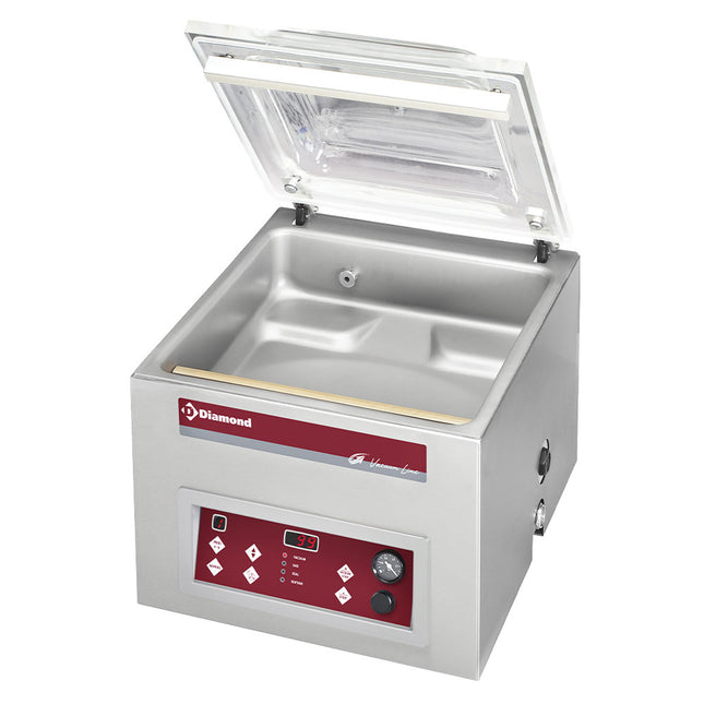 Machine sous vide, chambre 420x370xh180 mm - 21 m3/h
