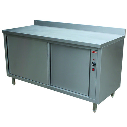 Heating cupboard 2 sliding doors, wall