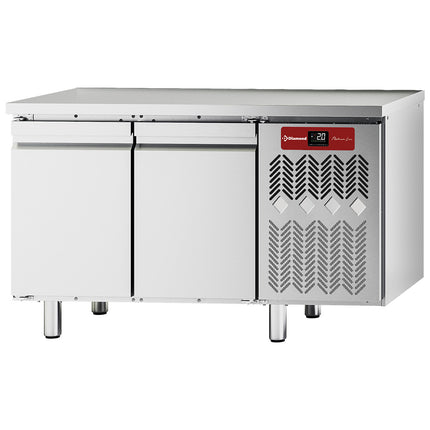 Ventilated refrigerated table, 2 doors GN 1/1