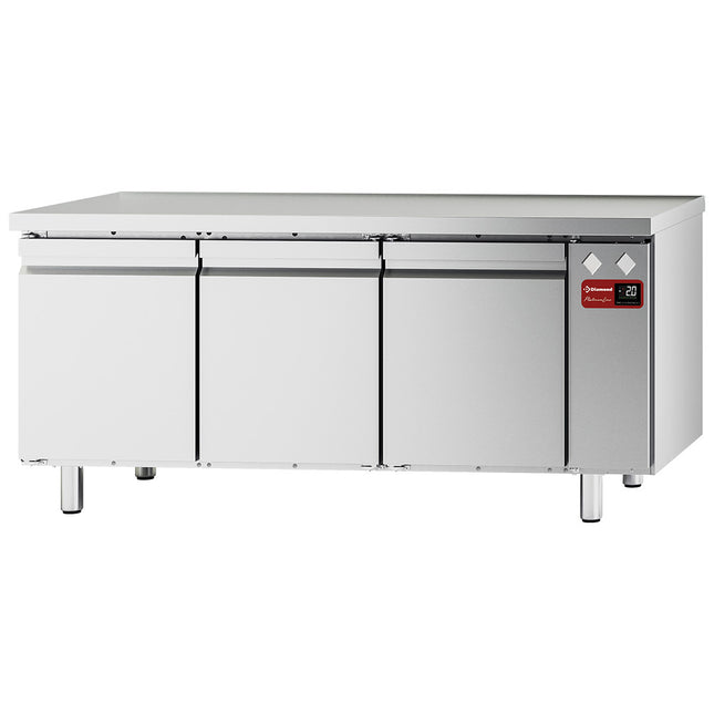 Refrigerated table, ventilated, 3 doors GN 1/1, (without group)