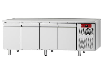 Refrigerated table, ventilated, 4 doors GN 1/1