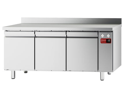 Wall refrigerated table, ventilated, 3 doors GN 1/1, 405 liters (without group)