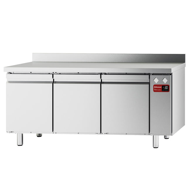 Wall refrigerated table, ventilated, 3 doors GN 1/1, 405 liters (without group)