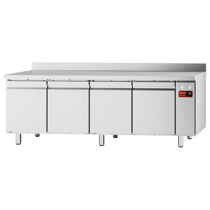 Table réfrigérée murale, ventilée, 4 portes GN 1/1, 550 litres (sans groupe)