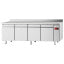 Wall refrigerated table, ventilated, 4 doors GN 1/1, 550 liters (without group)