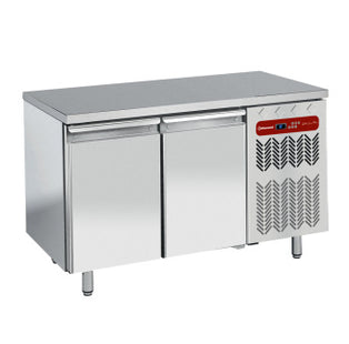 Ventilated refrigerated table, 2 doors GN 1/1