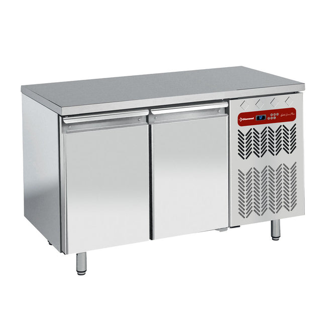 Ventileret fryser bord, 2 døre GN 1/1
