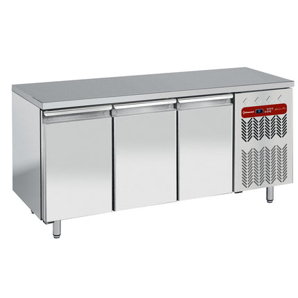 Table réfrigérée, ventilée, 3 portes GN 1/1
