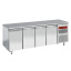 Ventilated freezing table, 4 doors GN 1/1