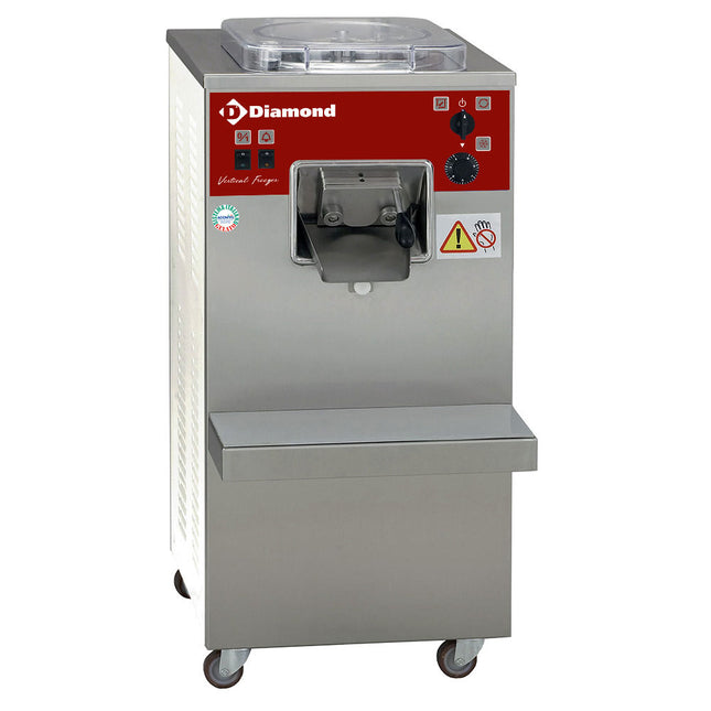 Automatisk vertikal glassturbin, 20 L/h, luftkondensor