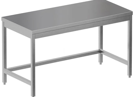Arbetsbord utan nedre hylla