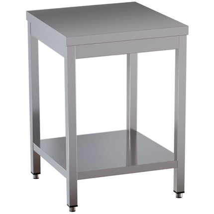 Work table with undershelf