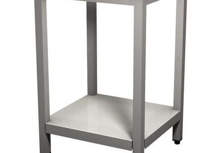 Undercarriage oven, with lower shelf