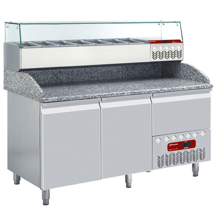 Set Refrigerated table & structure: