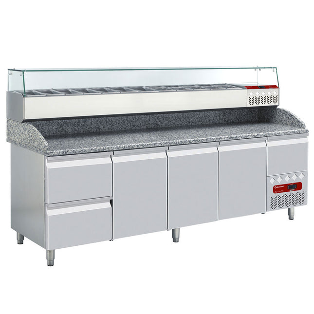 Set Refrigerated table & structure: