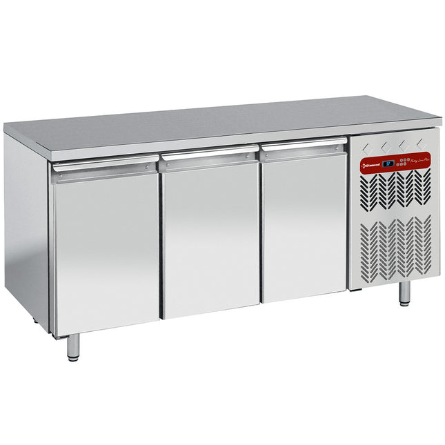 Freezing table, ventilated, 3 doors EN 600x400