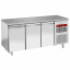 Table de congélation ventilée 3 portes EN 600x400 - Dessus granit