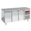 Refrigerated table, ventilated, 3 doors EN 600x400