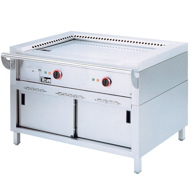Electric "Teppanyaki" plate, 2 areas (2x 5,85 kW), for the table -Top-