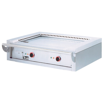 Electric "Teppanyaki" plate, 2 areas (2x 5,85 kW), for the table -Top-test