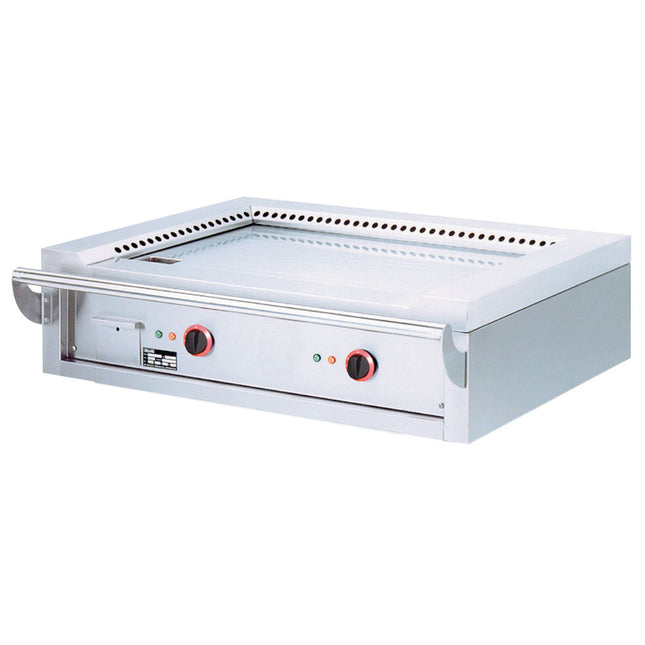 Electric "Teppanyaki" plate, 2 areas (2x 5,85 kW), for the table -Top-test