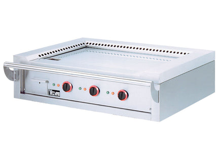 Plaque électrique "Teppanyaki", 3 zones (3x 4,7 kW), pour table -Top-test