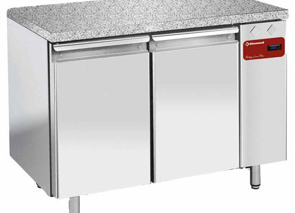 Freez. table, vent., 2 doors EN 600x400 - Granite top (without group)