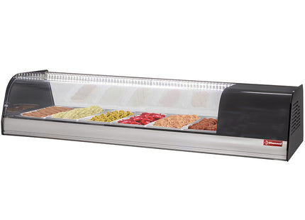 Kyldisplay för tapas, 6x GN 1/3 - 40 mm (ingår)
