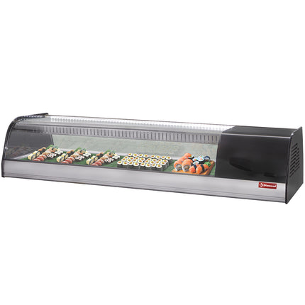 Présentoir réfrigéré pour sushi, fond double perforé (inclus)
