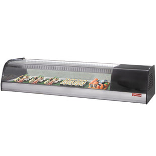 Présentoir réfrigéré pour sushi, fond double perforé (inclus)