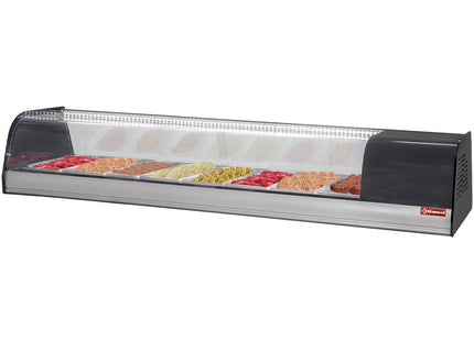 Refrigerated display for tapas, 8x GN 1/3 - 40 mm (included)