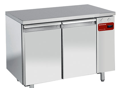 Table de congélation, ventilée, 2 portes GN 1/1, (sans groupe)