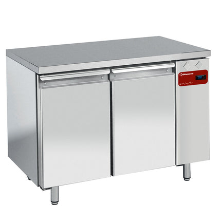 Tables réfrigérées, ventilées, 2 portes GN 1/1, (sans groupe)