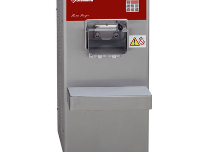 Automatyczna pionowa turbina do lodów, 50 L/h, skraplacz wody