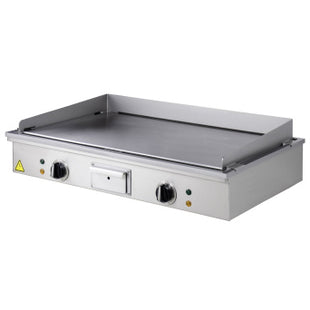 Electric "Teppanyaki" plate, 2 areas (2x 5 kW), for the table
