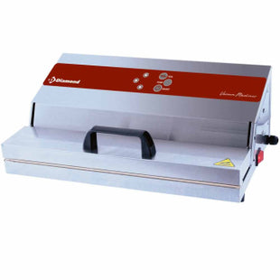 Stainless steel under vacuum machine, pump 26 l./min, welding 430 mm