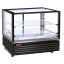 Oppvarmet vitrine EN eller GN, ventilert, 2 plan, SORT