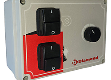 Electronic variator + switch for LED