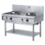 Cuisinière wok à gaz, 2 brûleurs (13 kW)