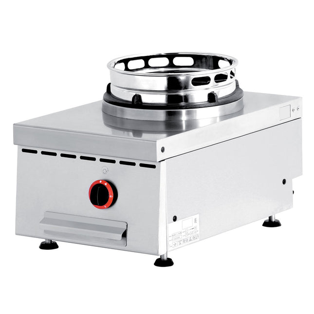 Brûleur wok à gaz de table, brûleur simple (13 kW)