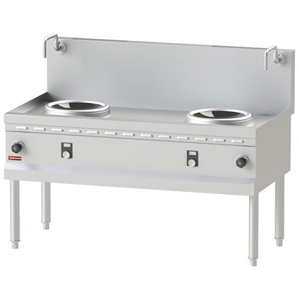 Induktion wok komfur 2 zoner - Ø300 MM