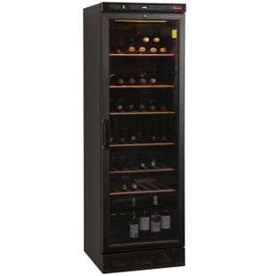 Ventileret vinkælder, 380 liter, SORT